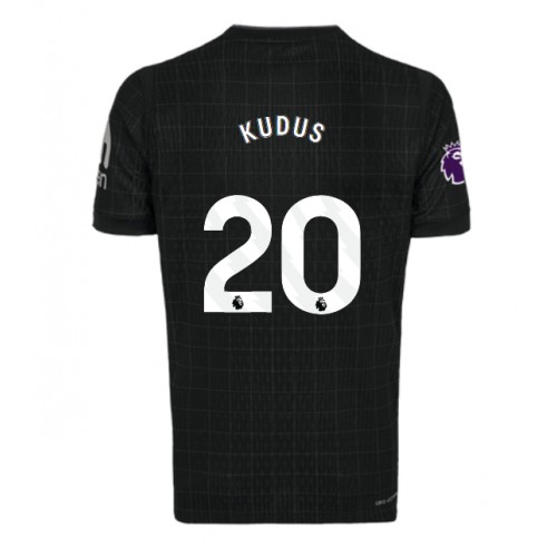 Tottenham Hotspur Mohammed Kudus #20 Fußballbekleidung Auswärtstrikot 2025-26 Kurzarm